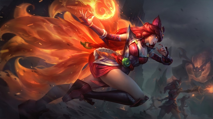 4K League of Legends Ahri Foxfire