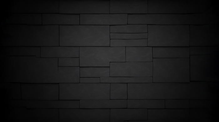 Dark gray stone wall with minimalist pattern