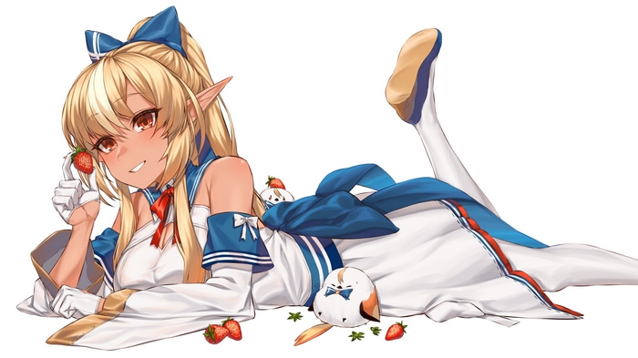 Shiranui Flare with Strawberries and Bird Companions