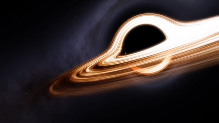 Supermassive black hole with accretion disk