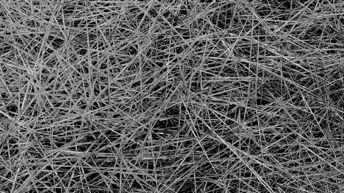 4K Abstract Shiny Monochrome 3D Wires