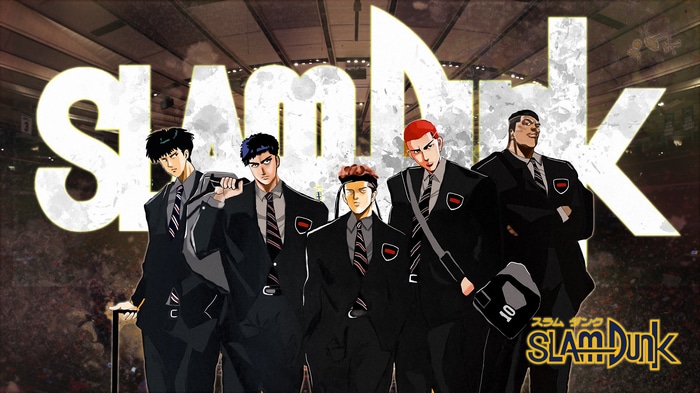 Slam Dunk characters in suits