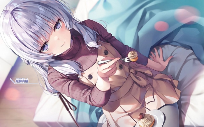 Youkoso Jitsuryoku Shijou Shugi no Kyoushitsu e: Kei Karuizawa eating sweets