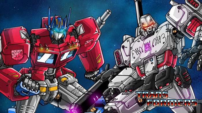 Optimus Prime and Megatron from Transformers