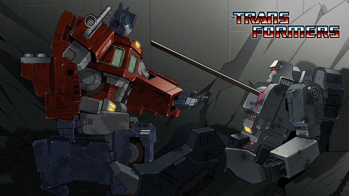 Optimus Prime and Megatron from Transformers