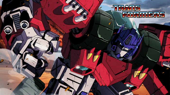 The Transformers Optimus Prime and Grimlock