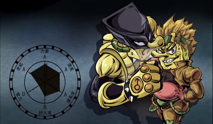SpongeBob SquarePants as DIO from Jojo's Bizarre Adventure