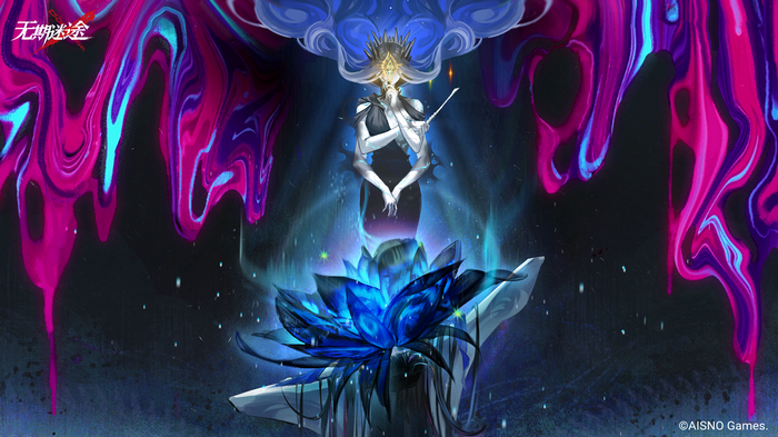 Path to Nowhere MBCC character with blue flower