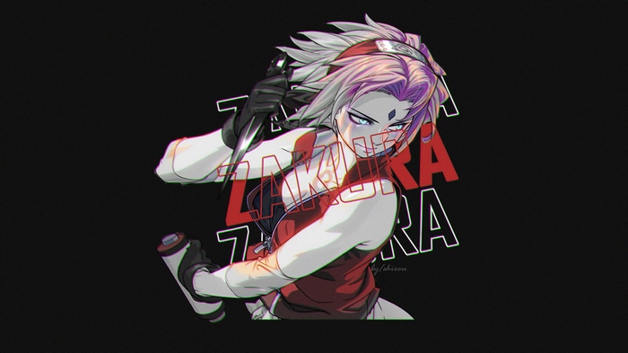 Sakura Haruno from Naruto Shippuden with Kunai