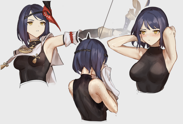 Kujou Sara from Genshin Impact