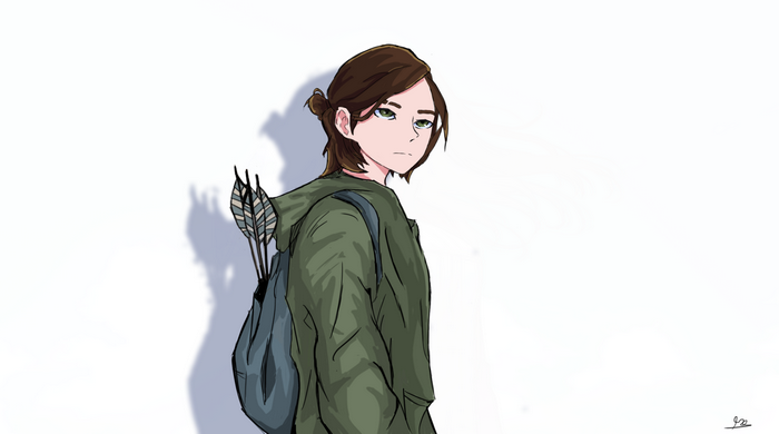 Ellie Williams from The Last of Us 2 with arrows