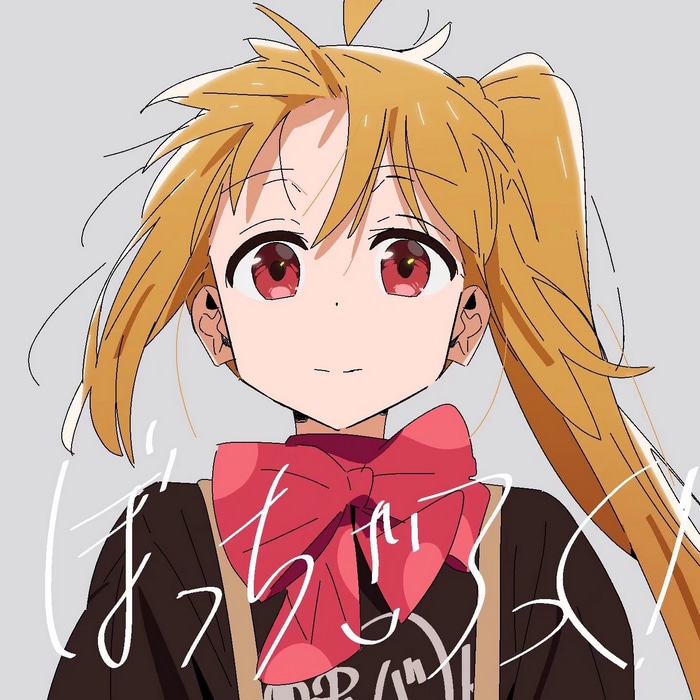 BOCCHI THE ROCK! Anime Girl with Red Bow