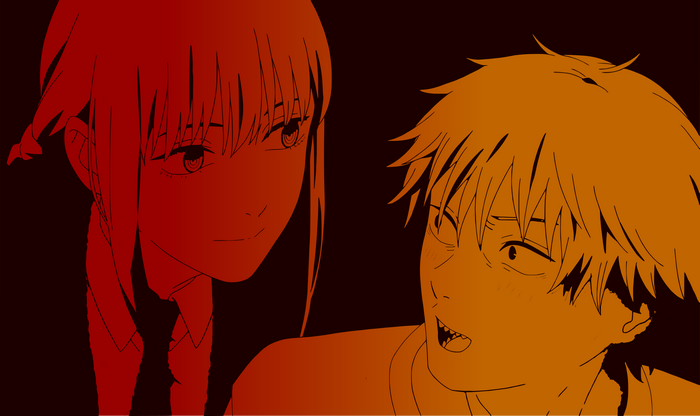 Makima and Denji from Chainsaw Man