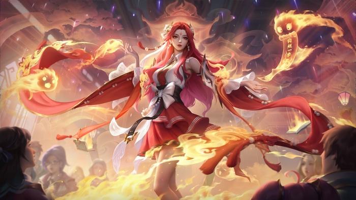4K Honor of Kings Fire Art