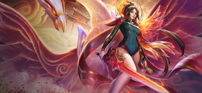 Arena of Valor Phoenix Warrior with Sword