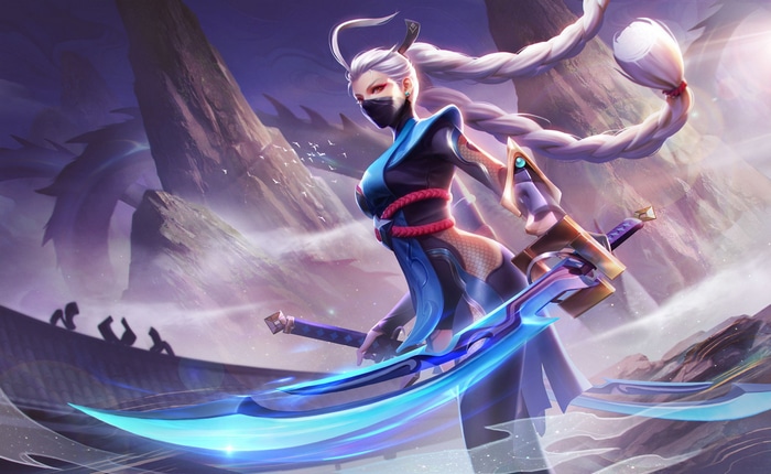 Ninja girl with swords in Arena of Valor