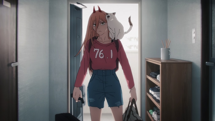Chainsaw Man Power with a Cat