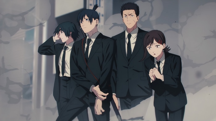 Chainsaw Man: Aki, Kobeni, Hirokazu Arai, and Himeno