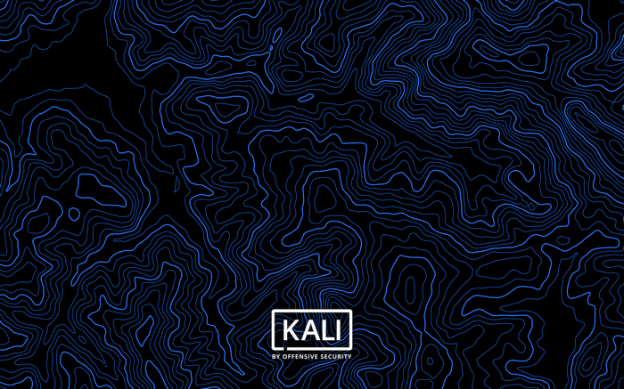 Kali Linux topographic map by Offensive Security