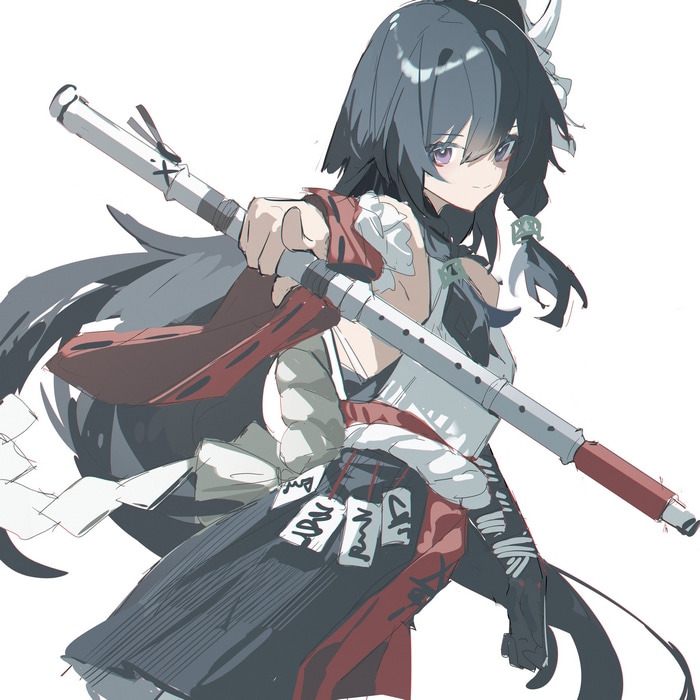 QTian holding a flute