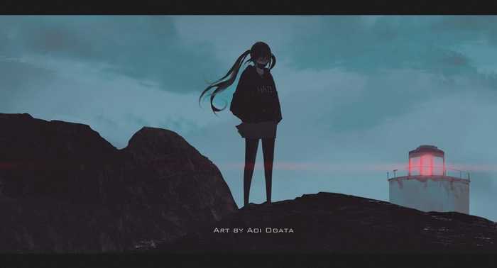 Girl with twintails by Aoi Ogata