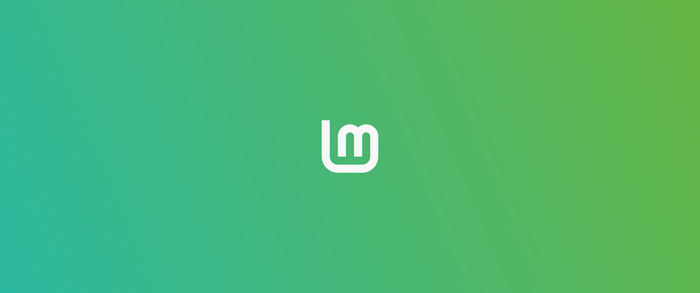 Linux Mint logo on a green and teal gradient