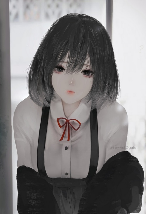 Portrait of a girl by Aoi Ogata