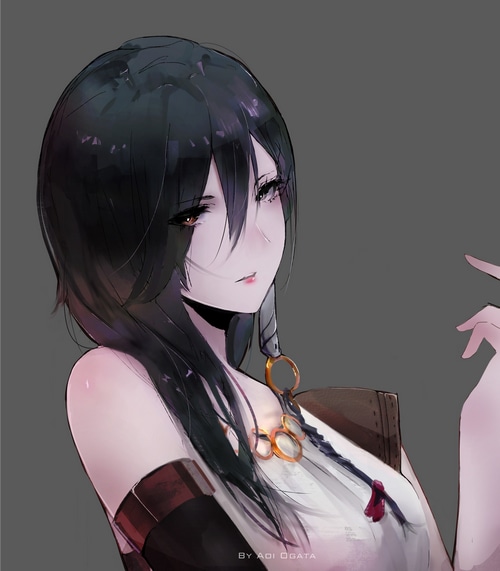 Aoi Ogata anime illustration of a woman