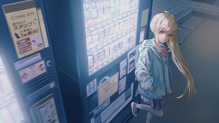 4K Nijika Ijichi by a Vending Machine