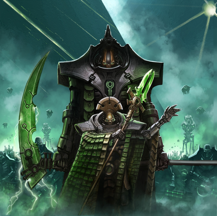 Warhammer 40,000 Necron Army Marching