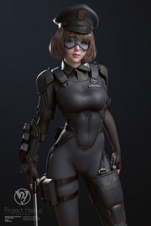 Operation Lovecraft: Fallen Doll Police Officer