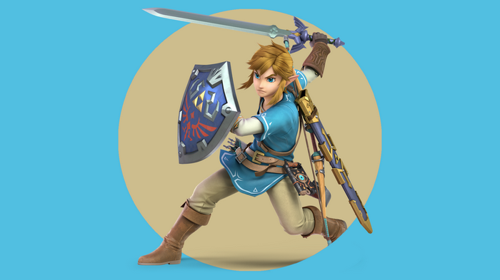 Link with Master Sword and Hylian Shield