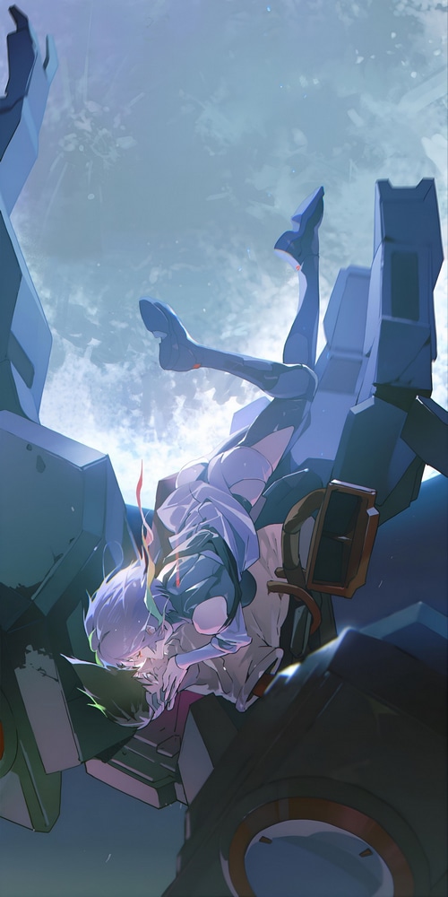 Lucyna Kushinada and David Martinez in space