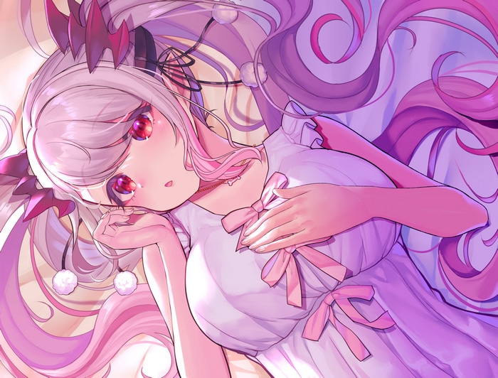 4K Suou Patra (Honey Strap) with purple eyes