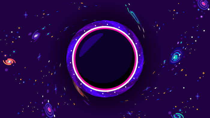 Kurzgesagt Black Hole and Galaxies