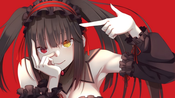 Tokisaki Kurumi with Finger Gun Pose