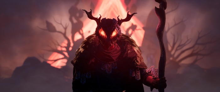 Kena: Bridge of Spirits Rot creature with staff
