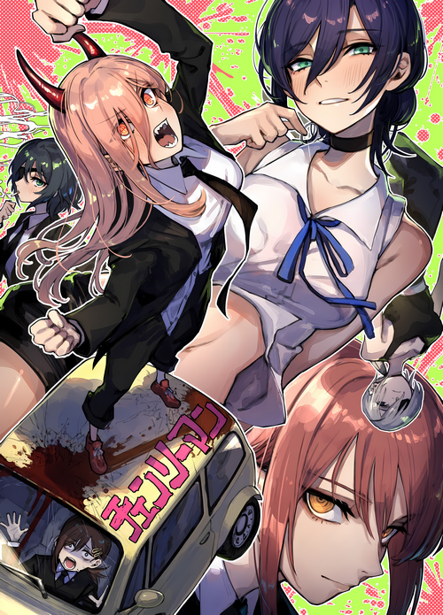 Chainsaw Man Characters Power, Himeno, and Makima