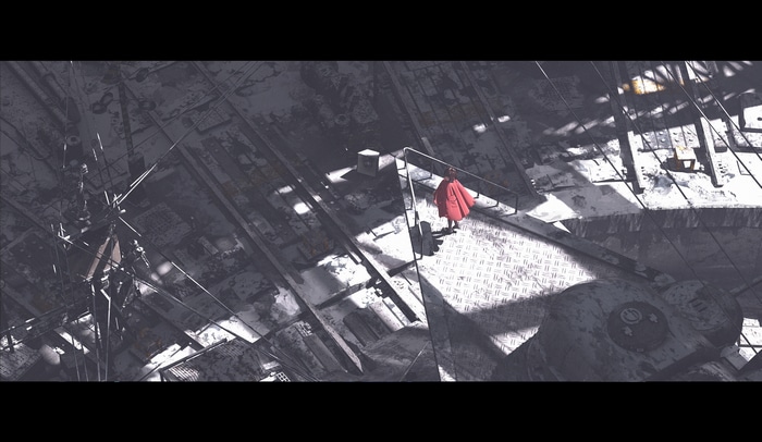 Mumei in Koutetsujou no Kabaneri on a train