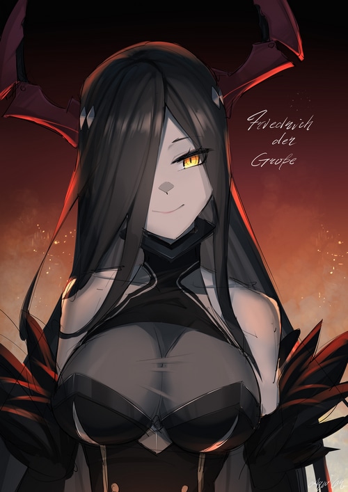 Friedrich der Grosse Azur Lane Anime Art