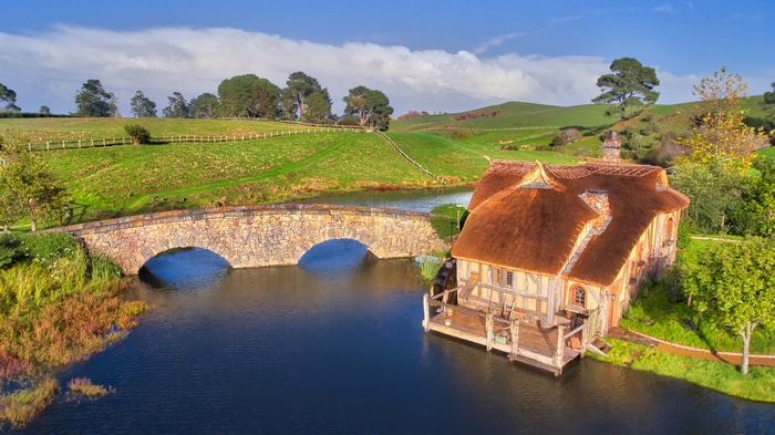 Hobbiton Watermill and Bridge, New Zealand