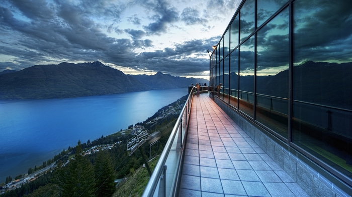 4K New Zealand Landscape with Lake and Mountains