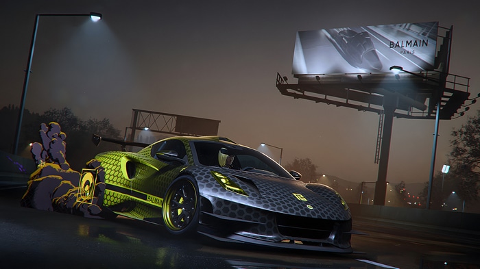 4K Need for Speed Unbound Lotus car