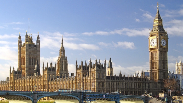 Big Ben and the Houses of Parliament in London