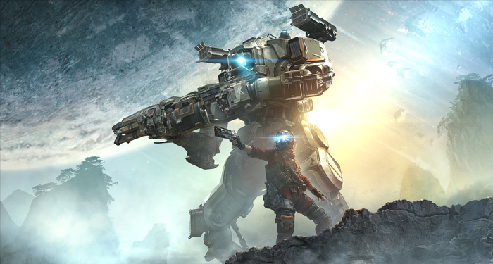 Electronic Arts, Titan fall 2, Titanfall 2, gun, mechs, video game art ...