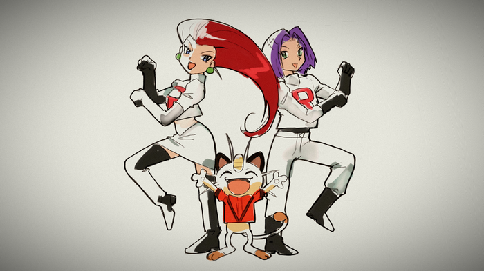 Jessie, James, and Meowth from Pokémon