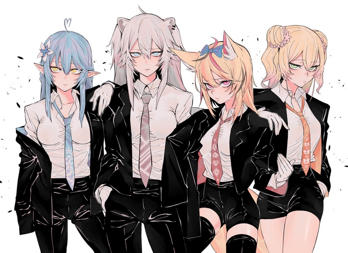 Hololive Virtual YouTubers in Suits