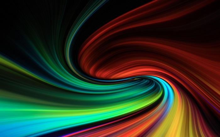 Abstract colorful swirl 4K