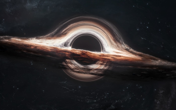 4K Black Hole with Accretion Disk and Stars