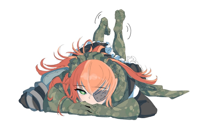 CZ2128 Delta from Overlord lying down